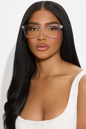 A Friendly Reminder Blue Light Glasses  II - Clear