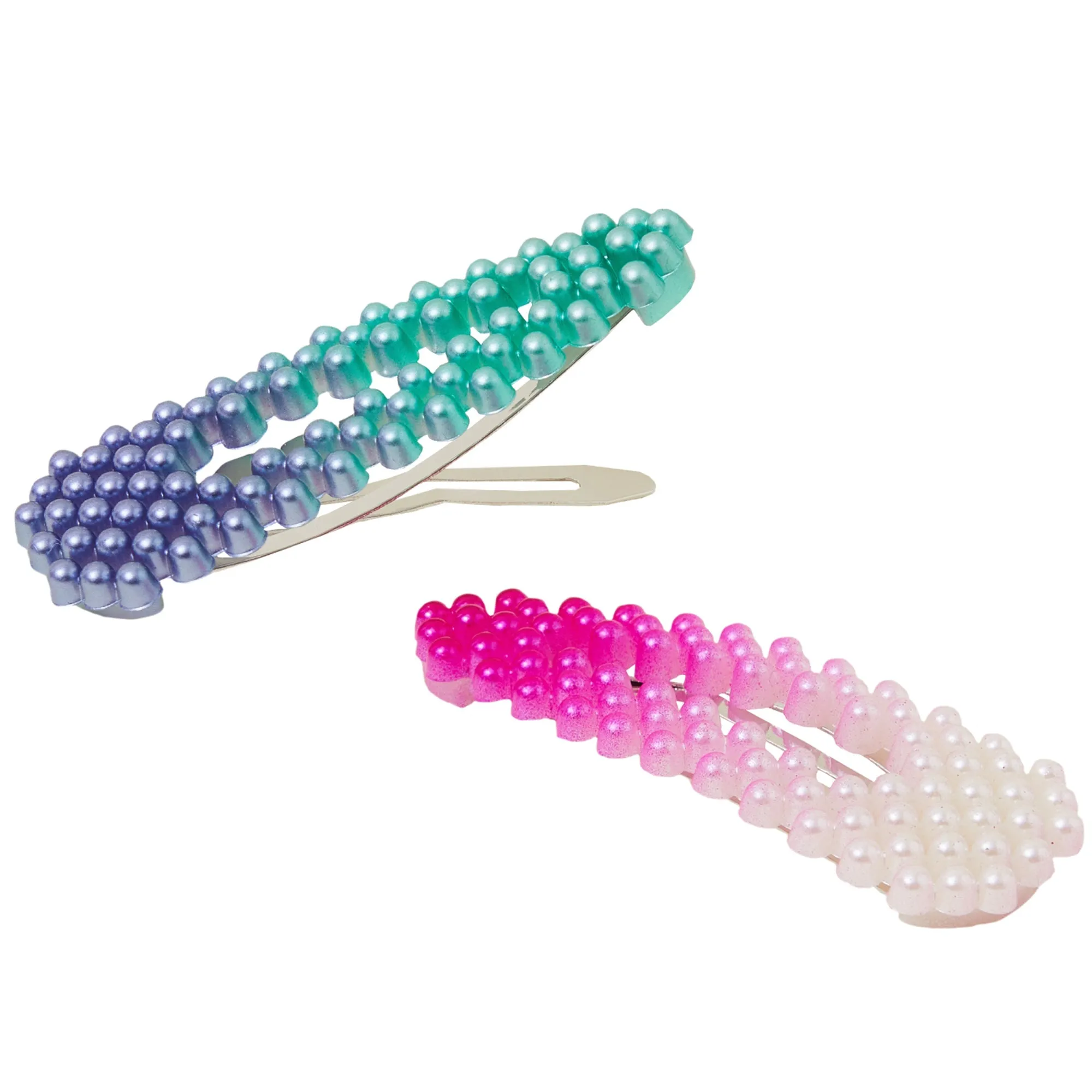 Accessorize London Girls Ombre Pearl Clips 2-Pack