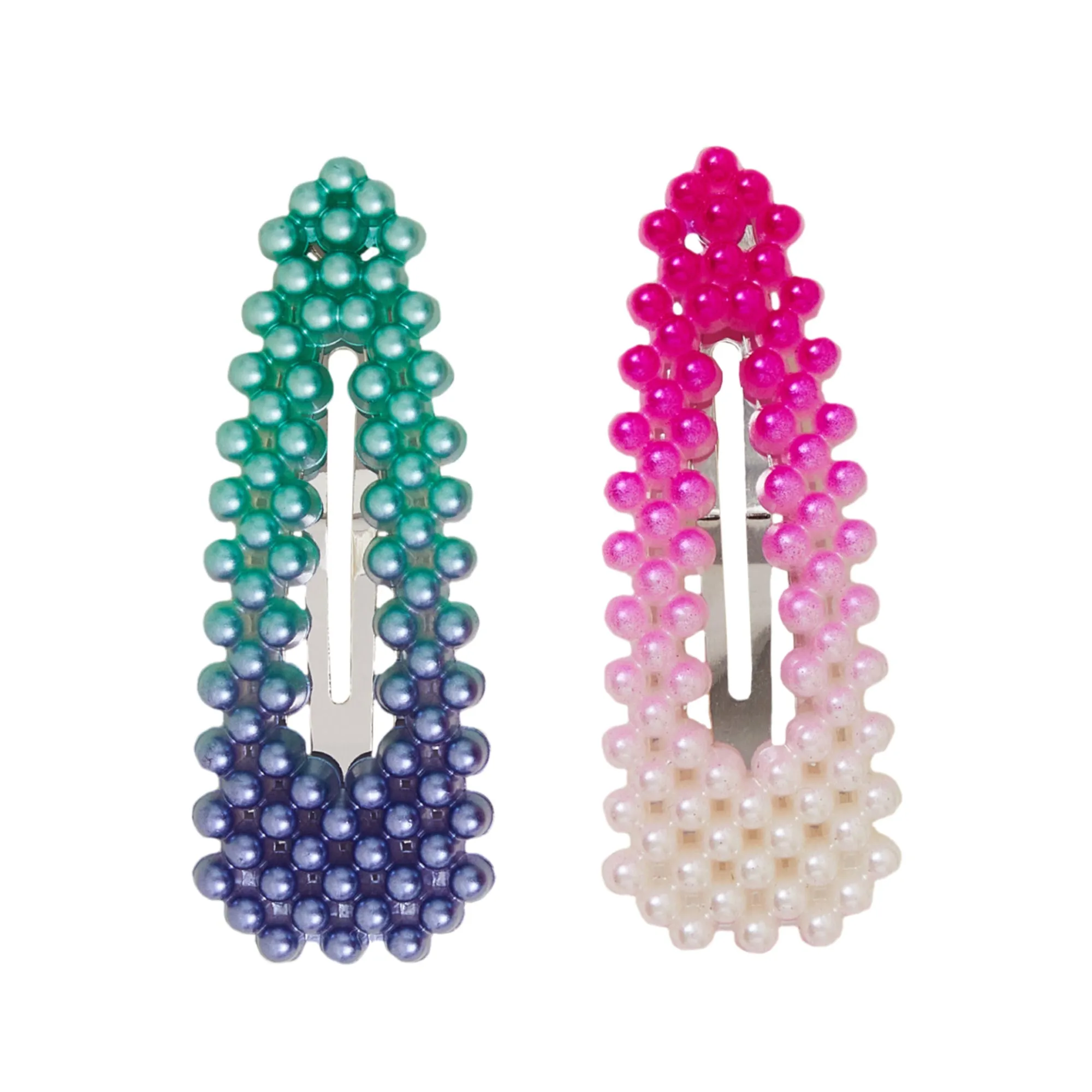 Accessorize London Girls Ombre Pearl Clips 2-Pack