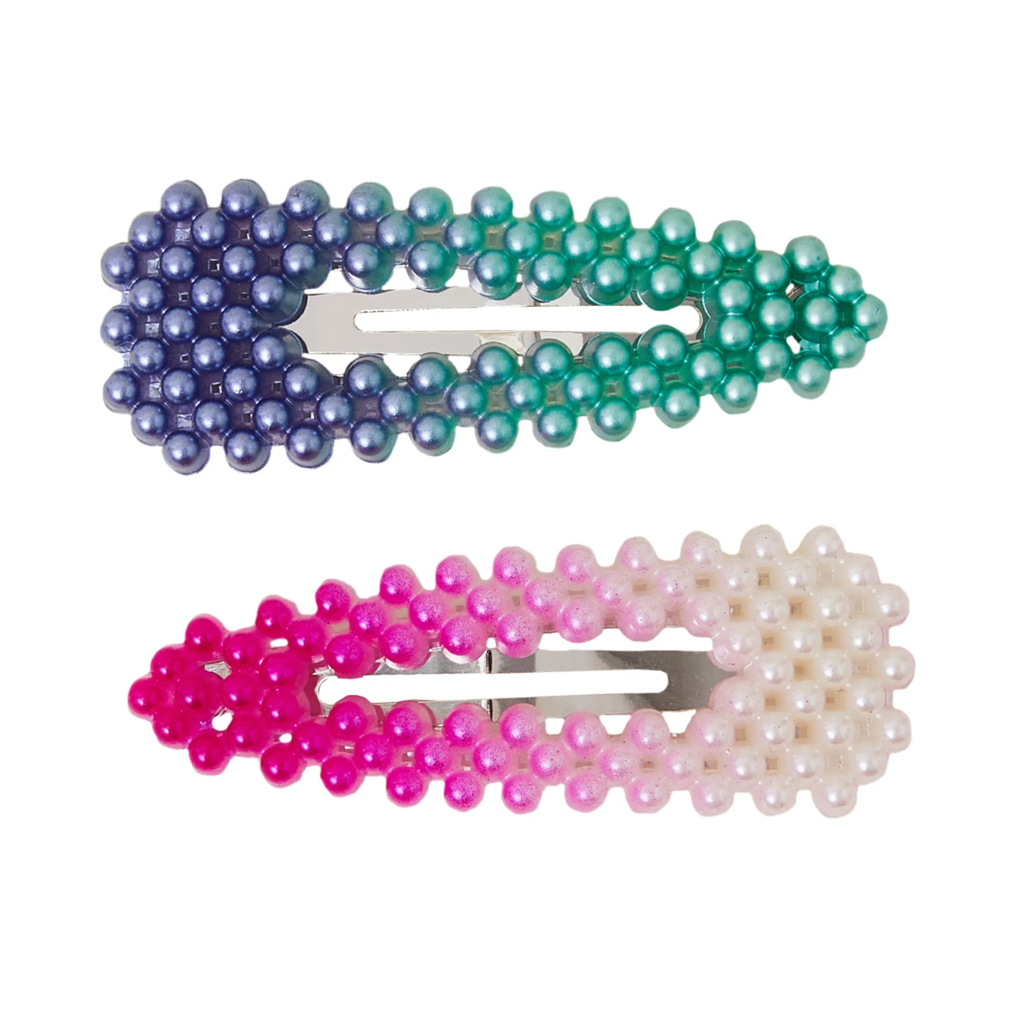 Accessorize London Girls Ombre Pearl Clips 2-Pack