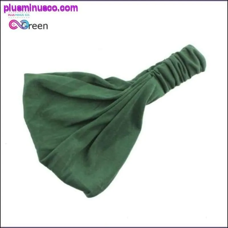 Bohemian Wide Cotton Stretch Headbands Women Headwrap Turban