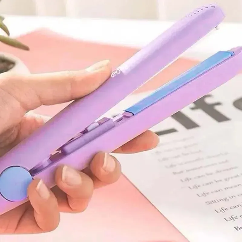 Curly Hair Styling Comb Even Heat no Damage Mini Straightening Irons