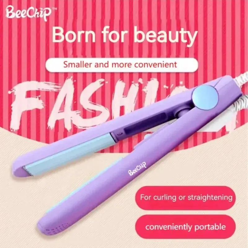 Curly Hair Styling Comb Even Heat no Damage Mini Straightening Irons