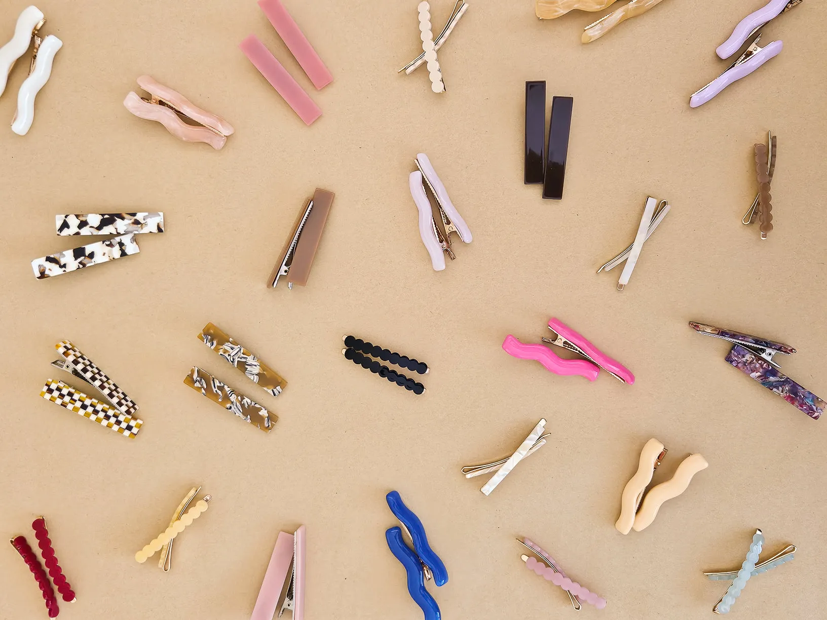 Emma Hair Clips - Croissant - Imperfect