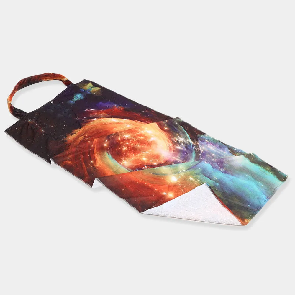 iLLASPARKZ Galaxy Print Beach Towel and Tote Bag