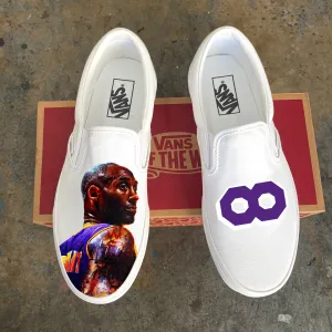 Mamba Mentality Slip Ons White
