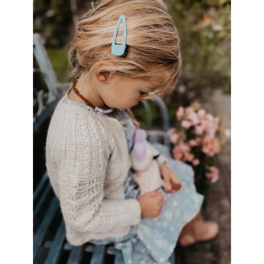 Matte Clips | Hair Clips - Light Blue | Set of 2