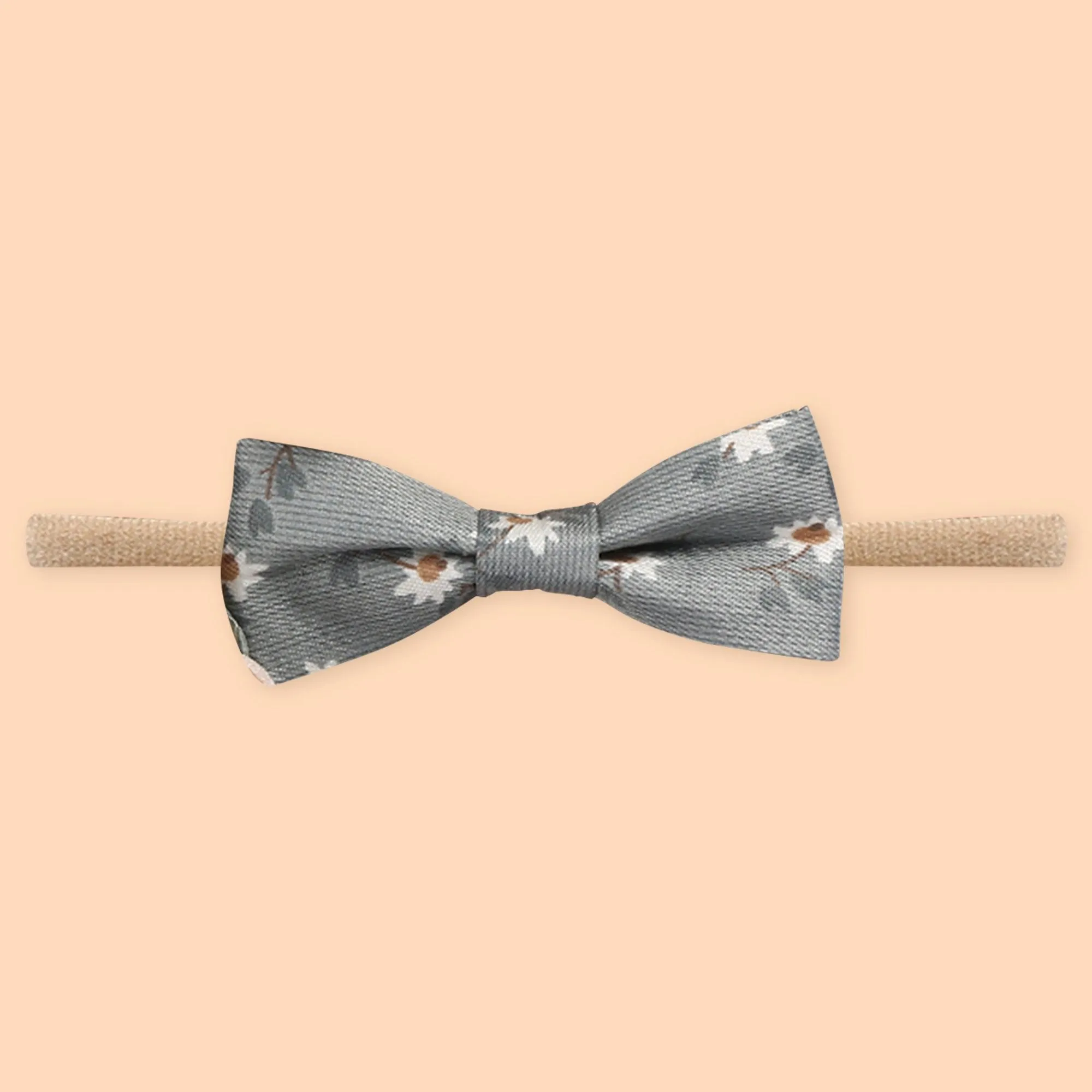 Polka Tots Floral Headbands Set - Brown
