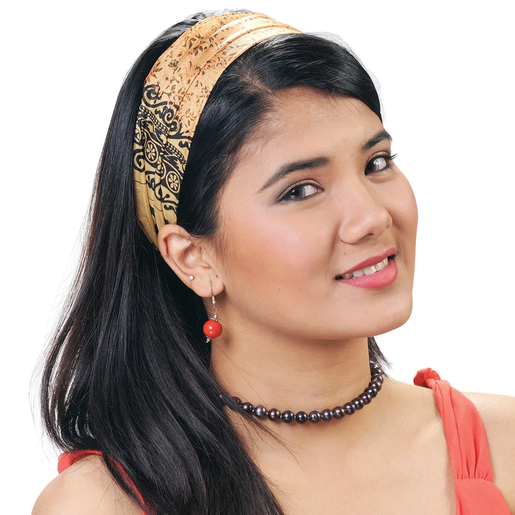 Recycled Sari Headband (Pack Of 5)