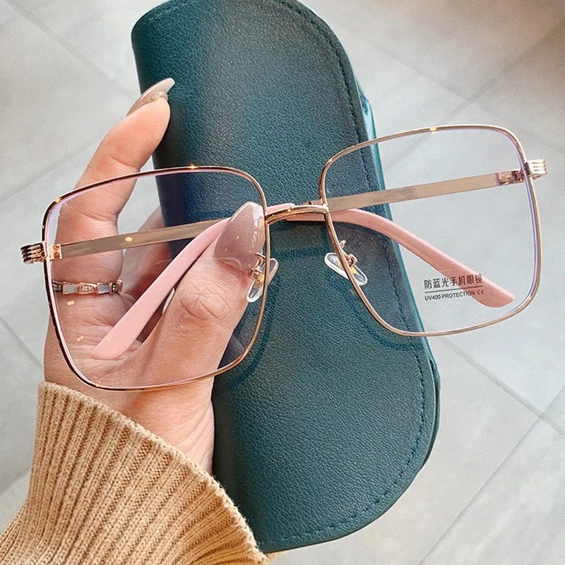 Square Anti-blue Light Glasses Frame For Women