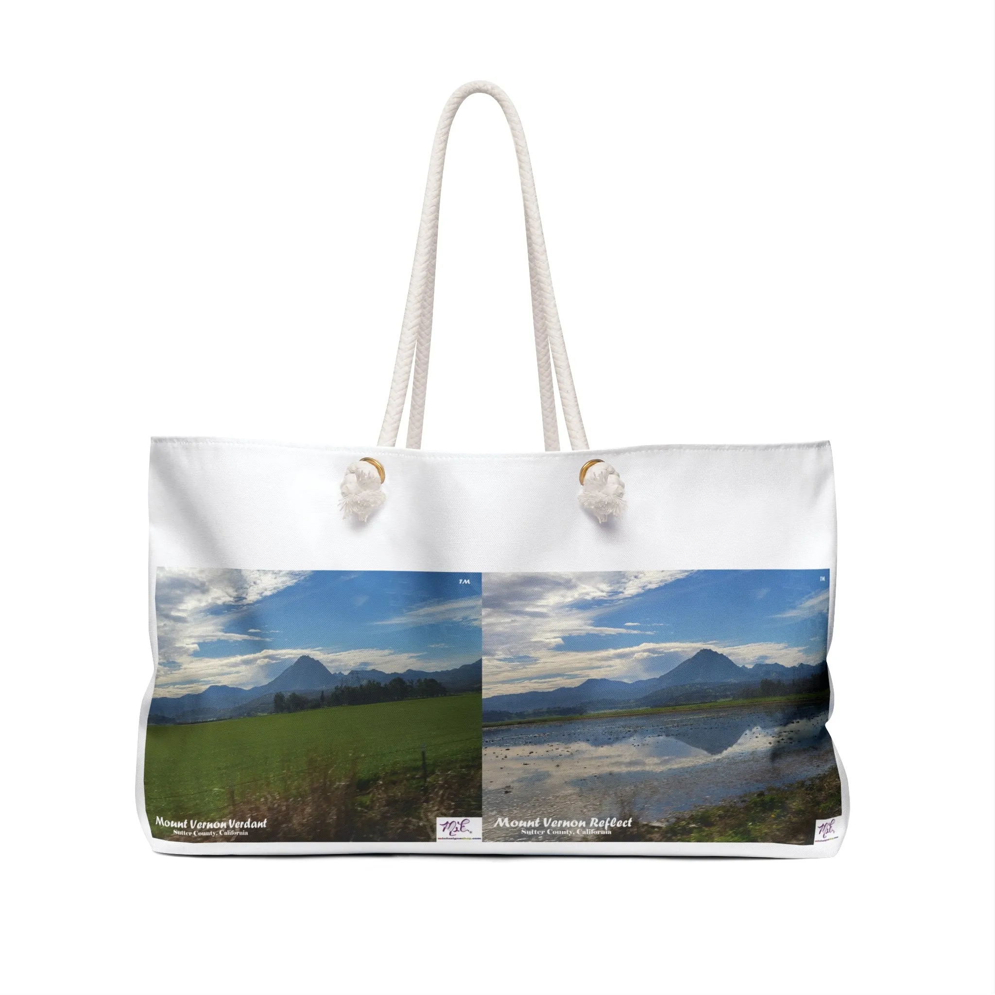 Weekender Bag:  "Mount Vernon Verdant - Mount Vernon Reflect(tm)"