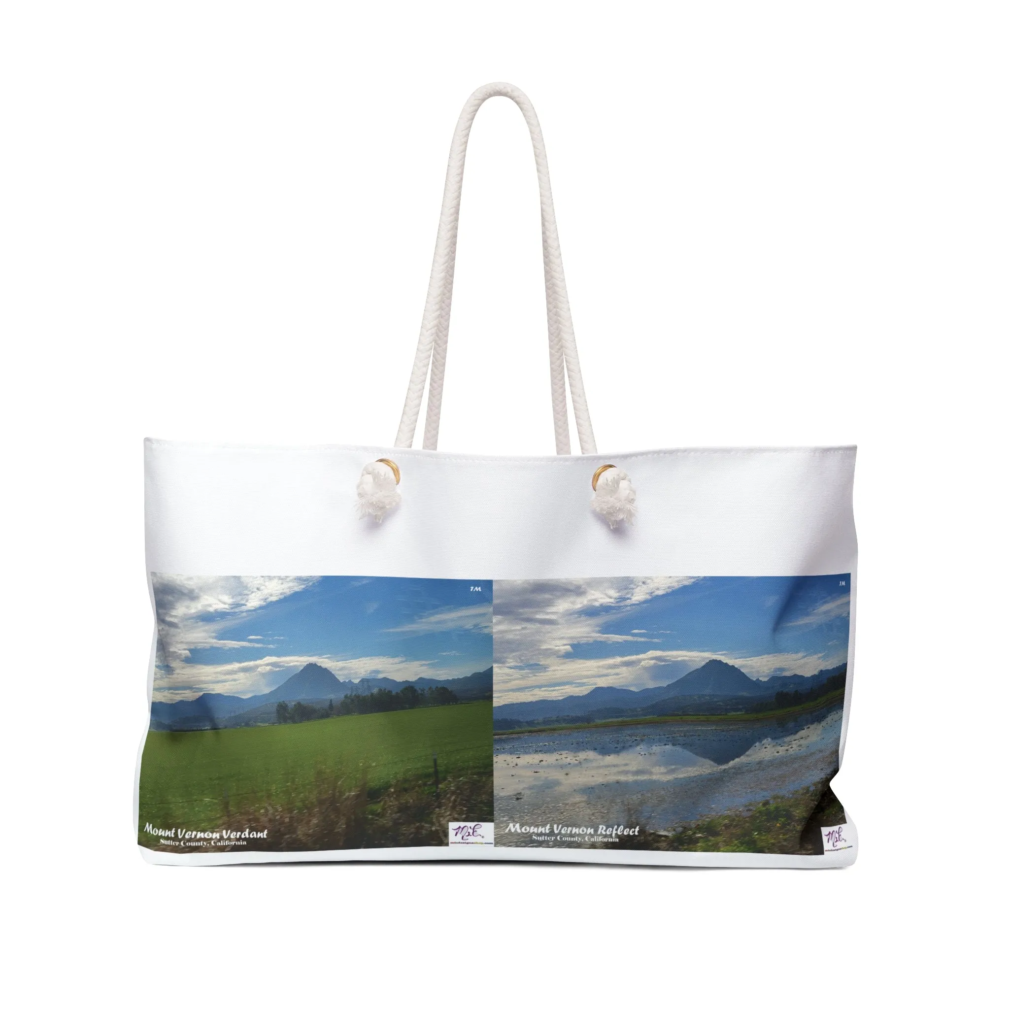 Weekender Bag:  "Mount Vernon Verdant - Mount Vernon Reflect(tm)"