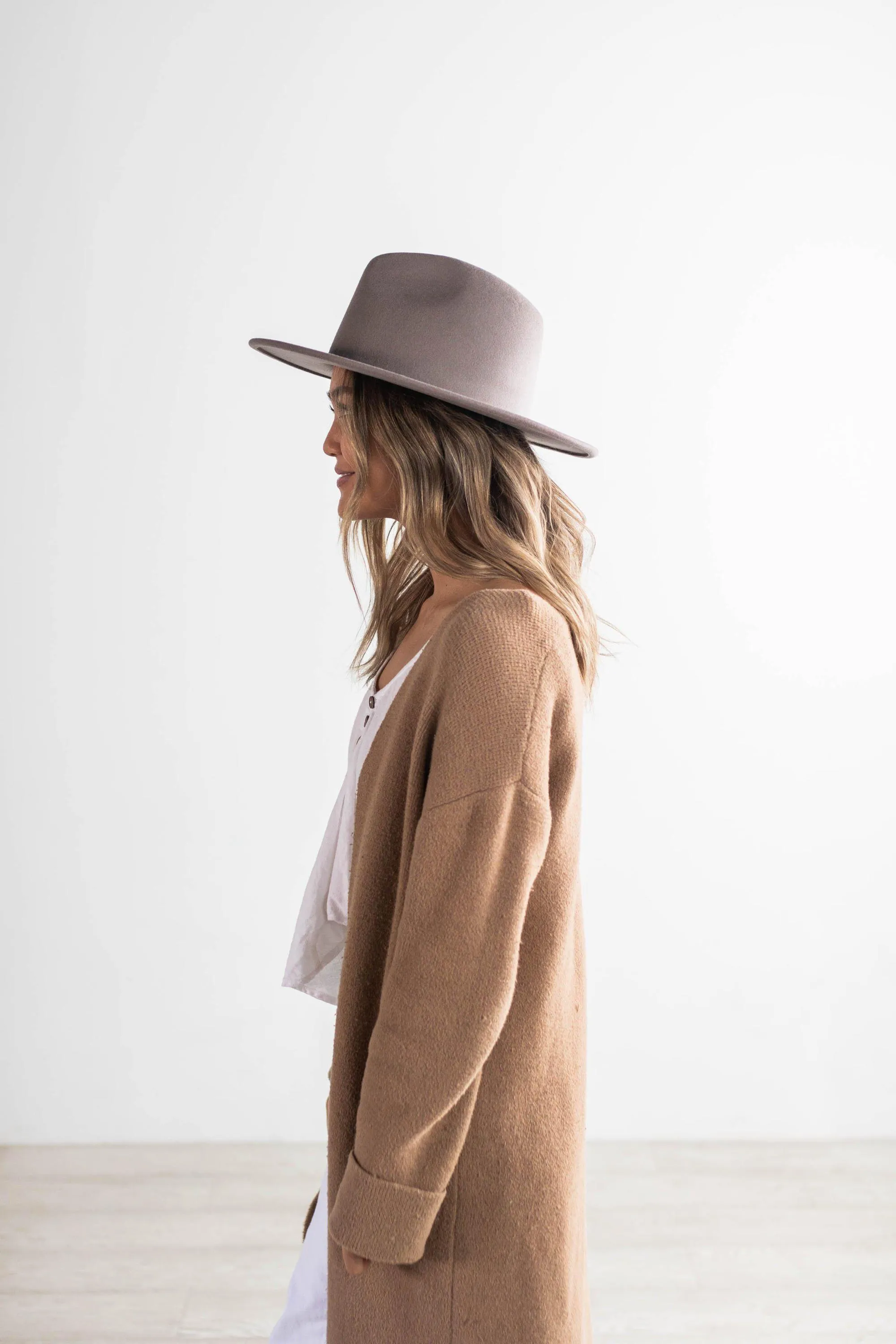 Wes Flat Brim Fedora