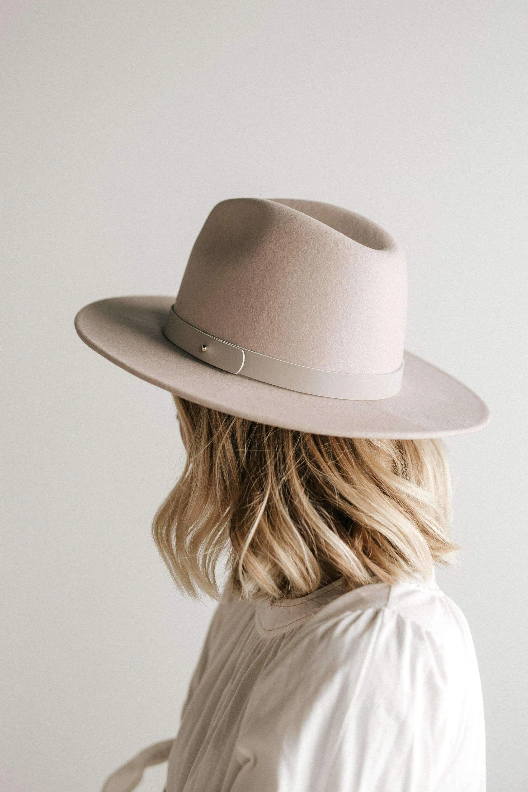 Wes Flat Brim Fedora