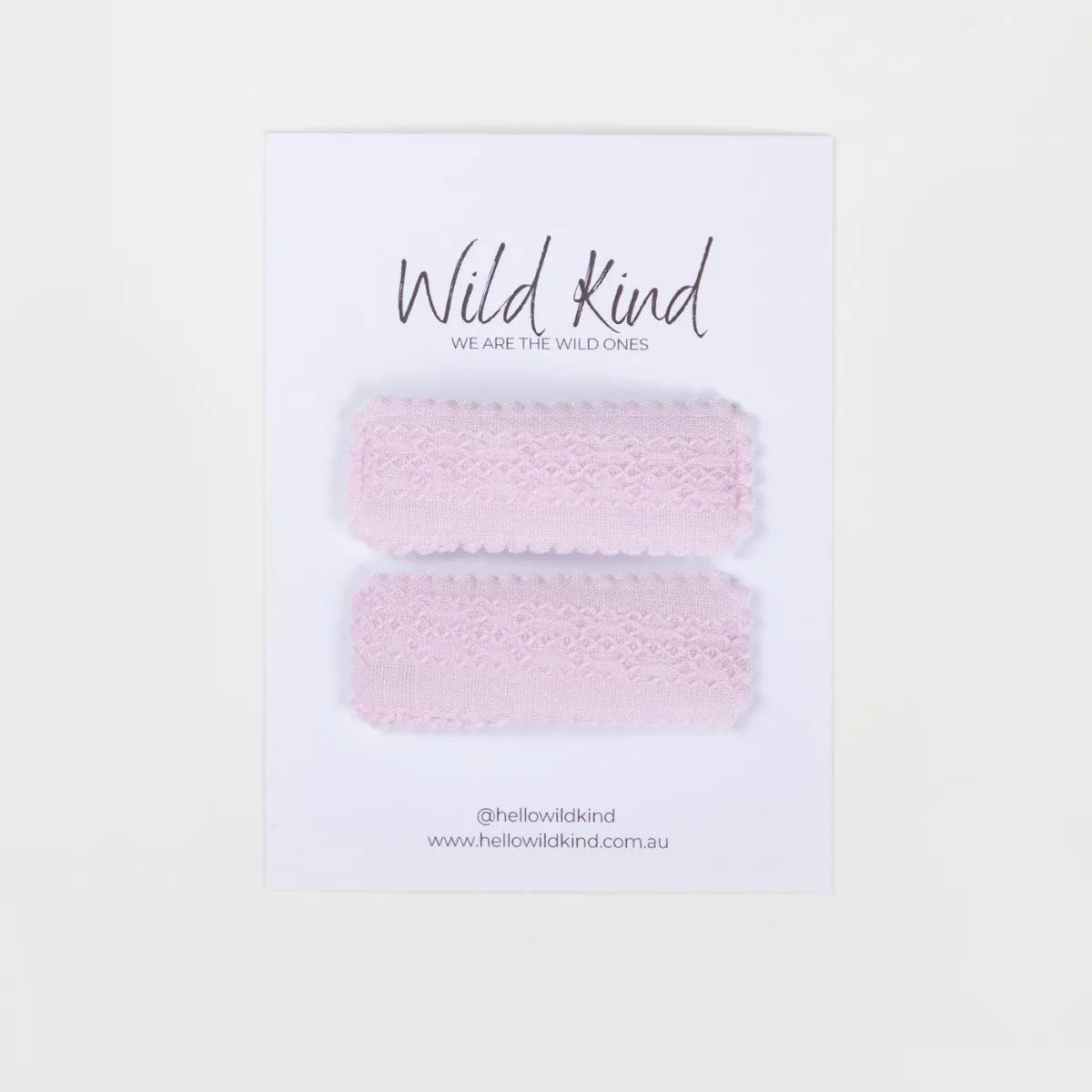 Wild Kind Agnes Hair Clips - Lilac