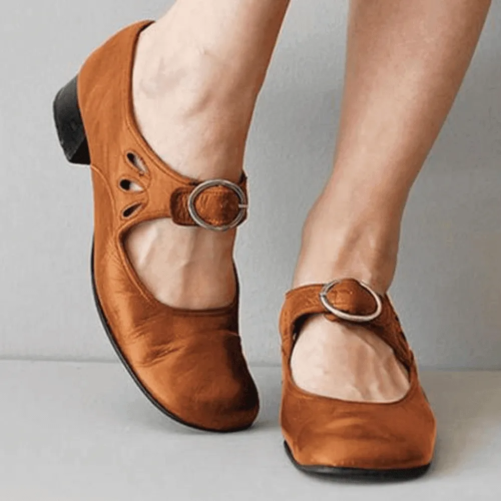 Women's Leather Buckle Sandals: Summer Style